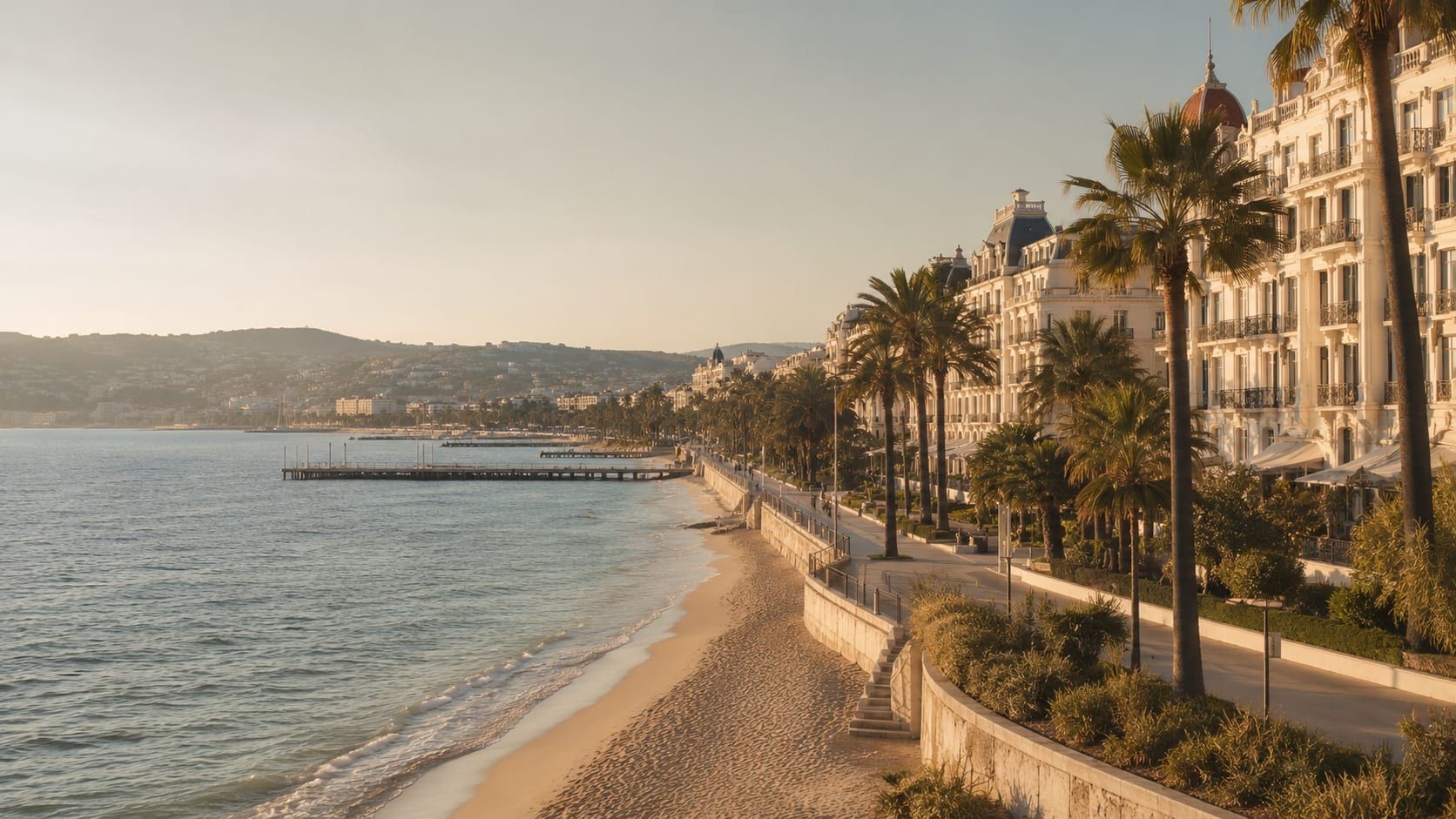 Nice to Cannes — driving route