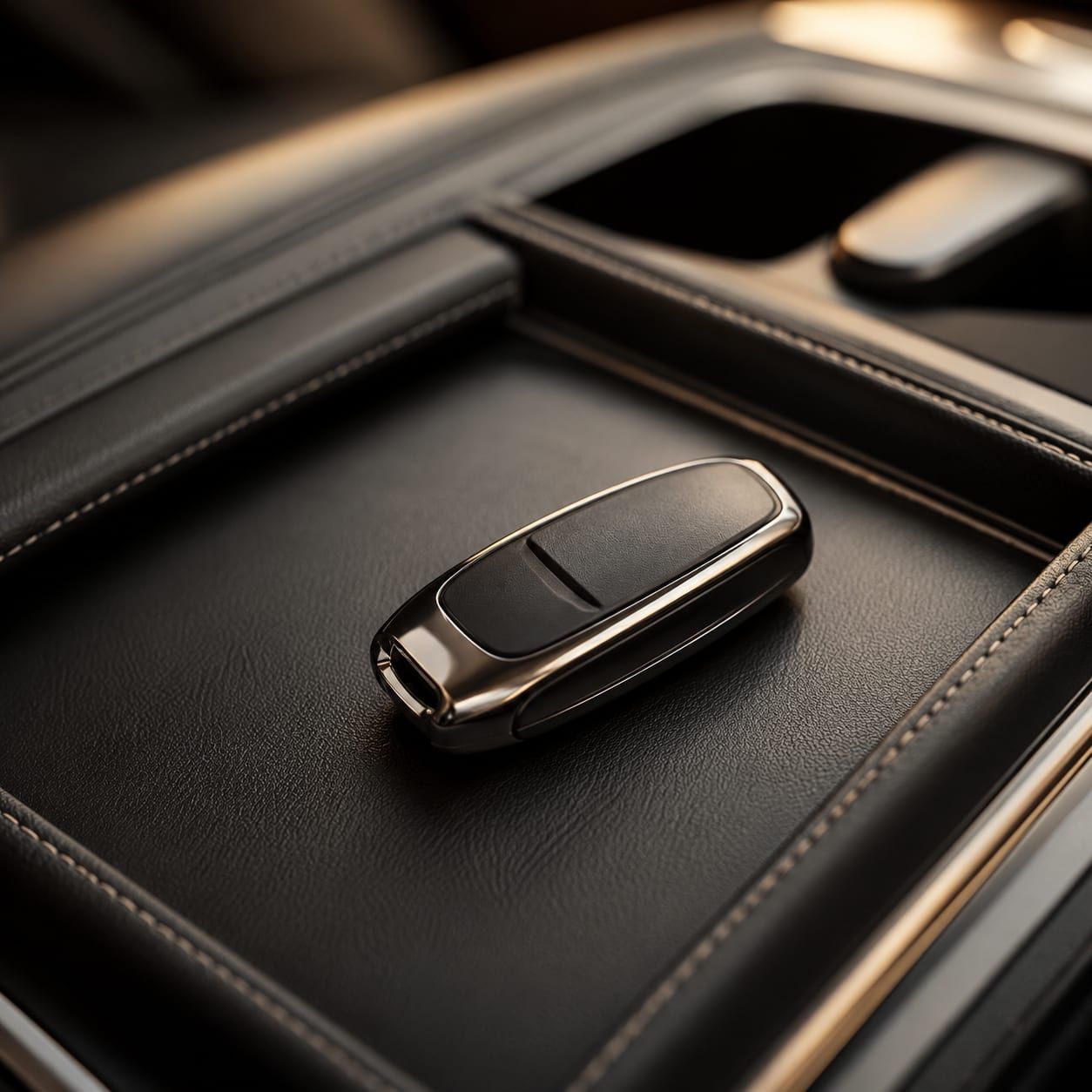 A car key passed at an unhurried handover in Geneva.